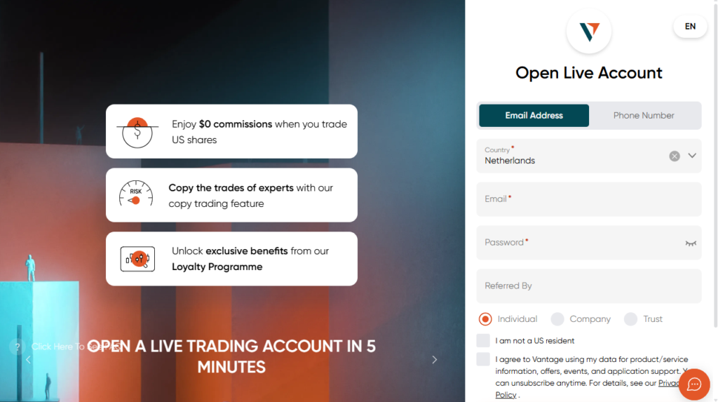 Open a day trading account in 4 steps