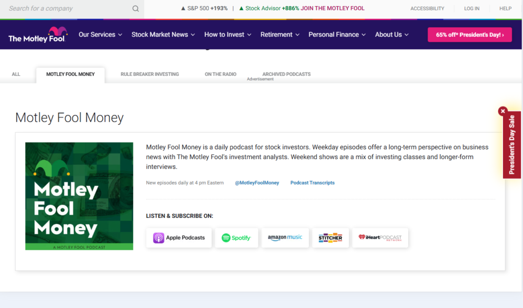 The Motley Fool Money podcast