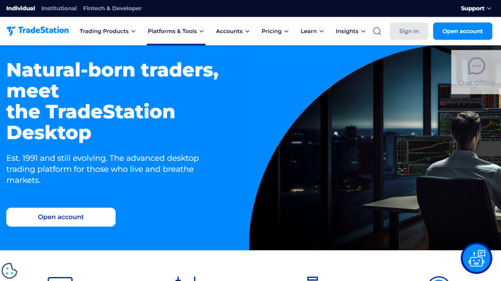 TradeStation automated day trading platform