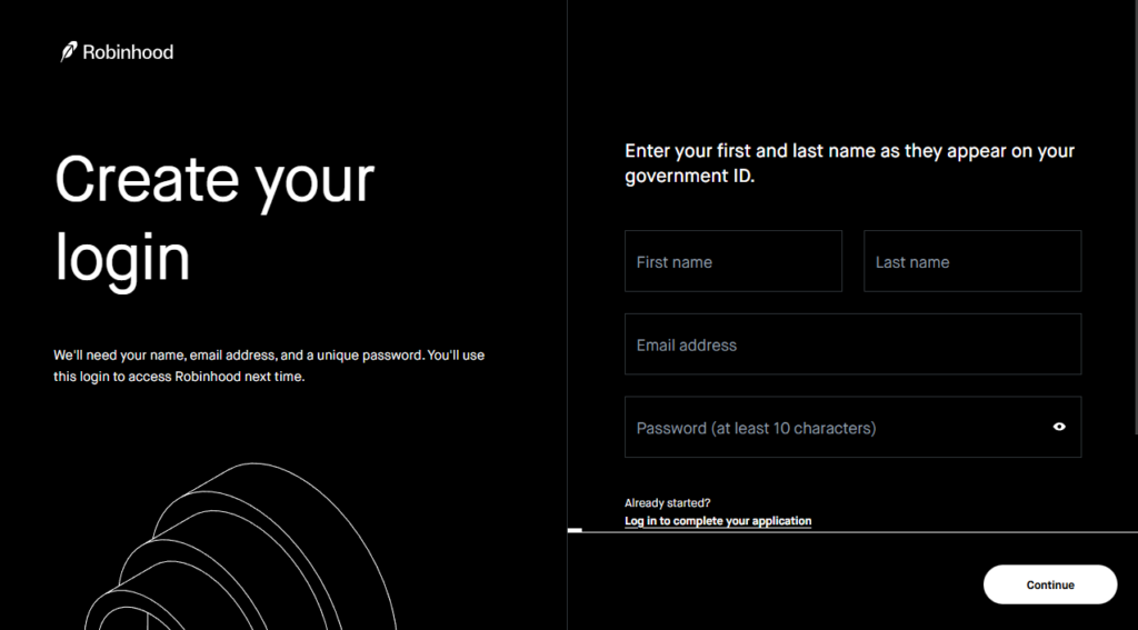 how to make a Robinhood account